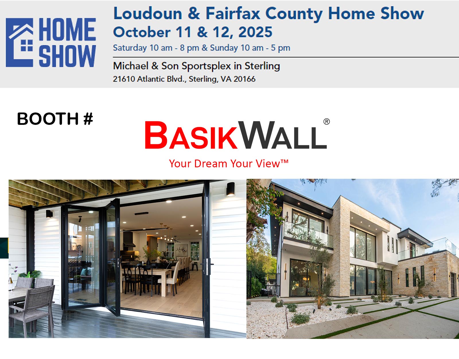 Virgina Home Show October 11, 12 2025